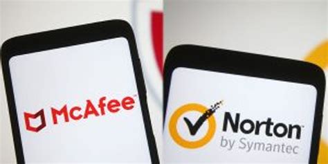 Phishing alert: fake McAfee and Norton Antivirus emails.
